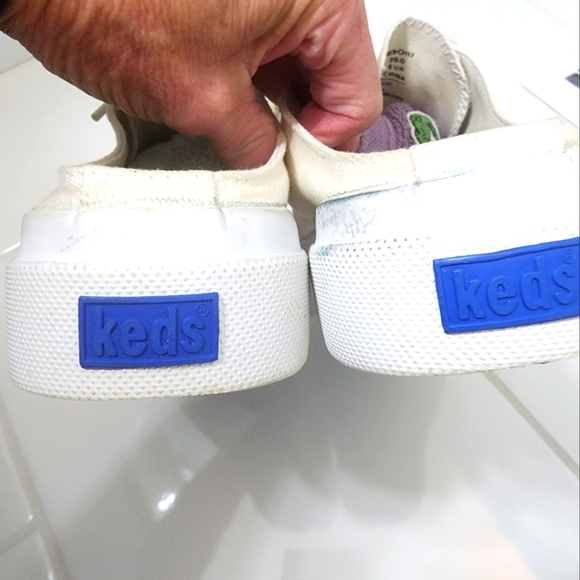 Keds White Canvas Slip-ons size 8.5 - Picture 12 of 12